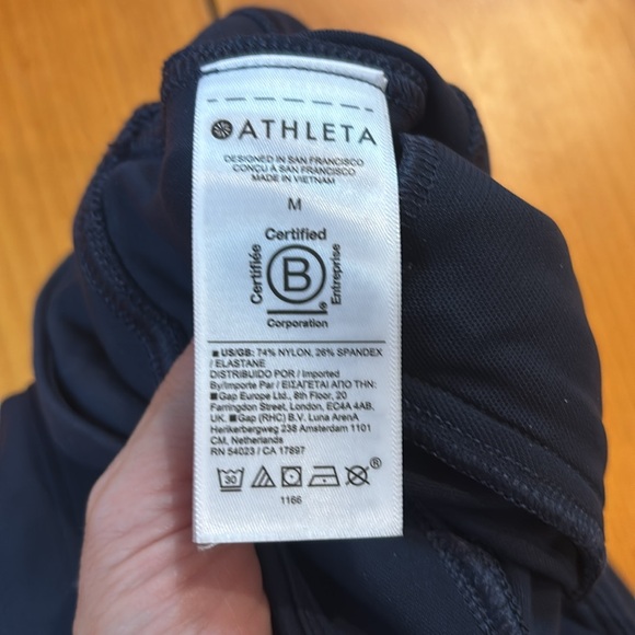 ATHLETA M Navy Delancey Skyline High Rise Leggings - Picture 6 of 10